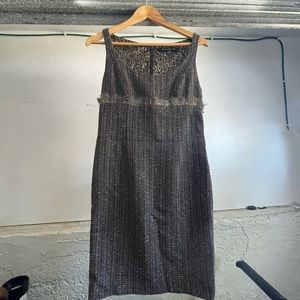 Carmen Marc Valvo Collection Tweed Dress